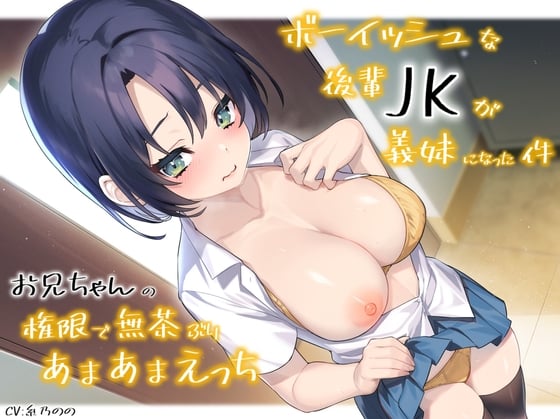 Cover of ボーイッシュな後輩JKが義妹になった件お兄ちゃんの権限で無茶ぶりあまあまえっち