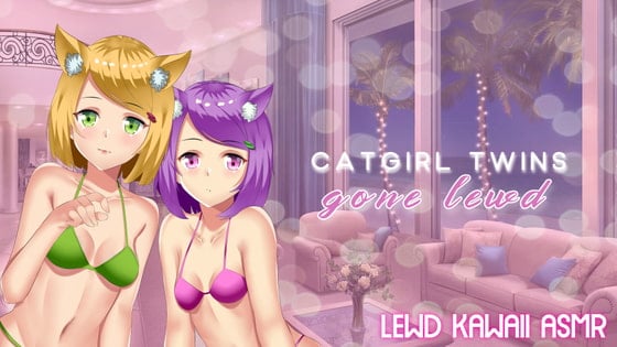 Cover of Catgirl Twins Gone Lewd (English Voice)